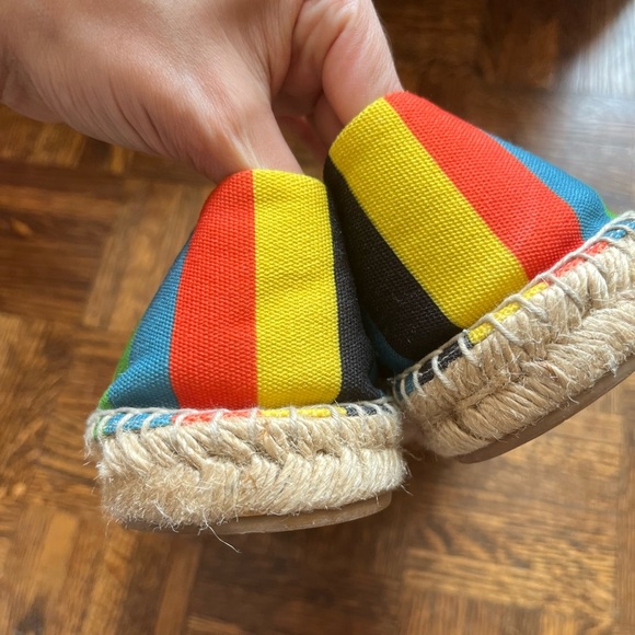 PAUL SMITH Rainbow Striped Men’s Espadrilles Shoes Size 43 - Picture 11 of 12